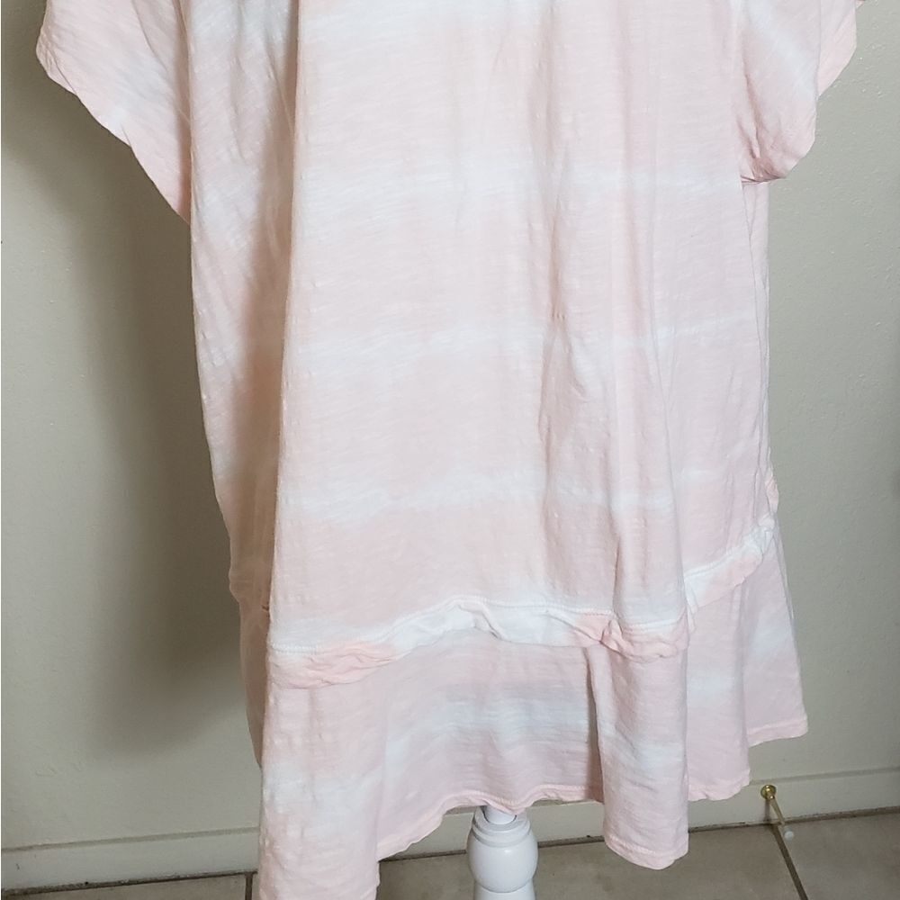 🌼Ruffle layered pink top - Picture 4 of 5